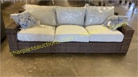 3 person rattan outdoor sofa