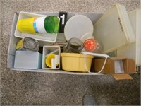Large Box Of Tupperware & Other Items