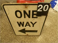 One Way Sign 24" X 19"