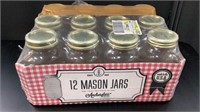 12 Mason jars 1qt / 32oz canning jars