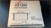 All-Clad NOS 8qt Stock pot w/ lid LTD