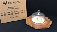 Vint Goodwood cheese tray & cover