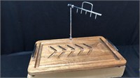 Vtg Goodwood Carving tray & Holding rack