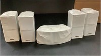 New Bose Acoustimass dual cube speakers full set