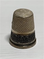 European Silver .800 Thimble. #363