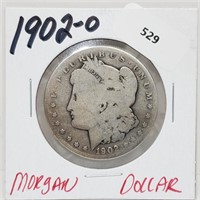 1902-O 90% Silver Morgan $1 Dollar