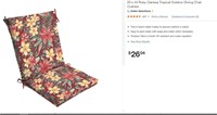 6 Arden Selections Outdoor Dining Chair Cushion