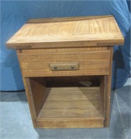 Cargo Furniture Solid Wood Rustic Nightstand