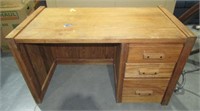 Solid Wood Cargo Furniture Desk w/ 3 Drawers