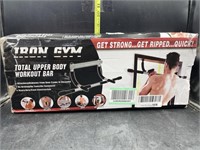 Iron gym total upper body workout bar