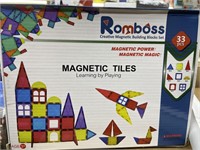 33 piece magnetic tiles - great for stem learners
