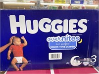 Huggies overnites baby diapers - size 3 - 66
