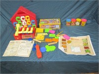 Lot of Play Doh & Accessories