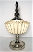 Modern Finial Décor with Pleated Center