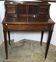 Antique Secretary Desk on Casters