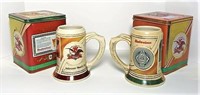 Budweiser Mugs in Original Tins