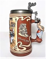 Gerz LE Beer Stein with Figural Handle