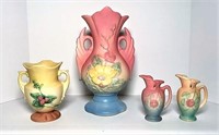 Hull Pottery Vases and Small Pitchers