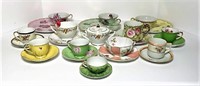 Cup and Saucer Sets Plus Lefton Snack Sets