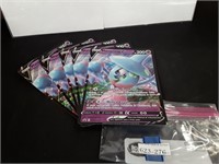 (5) 5 x 7 Hatterene V Pokémon Trading Cards
