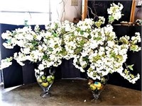 Large Floral Centerpieces in Double Handle
