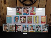 (16) Older Baseball Trading Cards