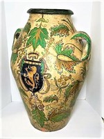 Antique Olive Jug with Coat of Arms