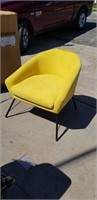 New Retro Yellow Accent Chair