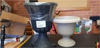 Lot of 2 Urn Planters