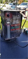 Heavy duty battery charger & engine starter