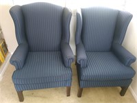 2 Best Chairs Blue Wingback Chairs