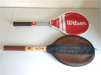 2 Vintage Tennis Racquets