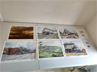 Locomotive Themed Ron Flanary Prints