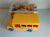 1987 Tuppertoys School Bus Toy