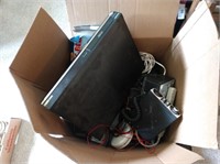 Box Full of Electronics & Cords