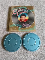 Elvis World book & 2 Film Canisters