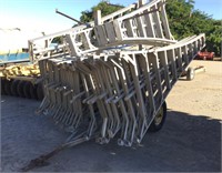 Custom Ladder Trailer with Approx (20) Ladders