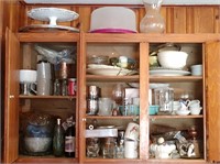 Contents of 3 Cabinets full of Dishes