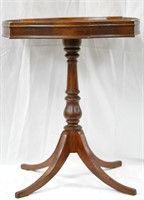 Vintage wooden pedestal table