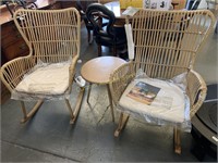 Rocking Chairs & Side Table