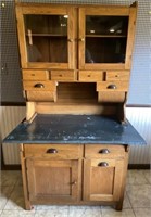 6' Oak Kitchen Cabinet