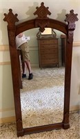 4' Wood Framed wall mirror
