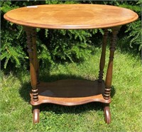 32" Oval Top Lamp Table