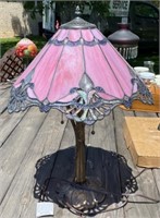 25" Leaded Stained Glass Lamp