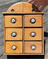 13" 6 Drawer Spice Cabinet