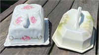 2 Butter Dishes