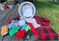 Clothes Basket Full of Towels