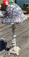 25" Leaded Stained Glass Lamp