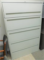 HAWORTH 5 DRAWER LATERAL FILE