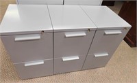 HERMAN MILLER 2 DRAWER PED FILE